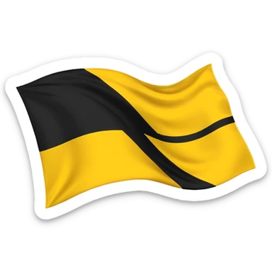 Le drapeau breton sans personne et comme un emoji du type "🇩🇿" sticker