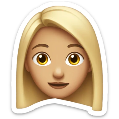 Girl side eyeing someone sticker