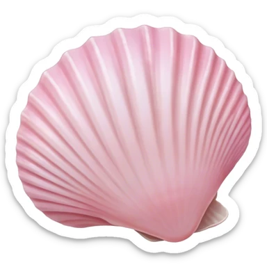 Light pink shells sticker