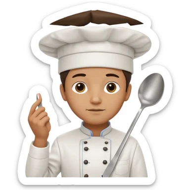  man Chef with Spoon sticker