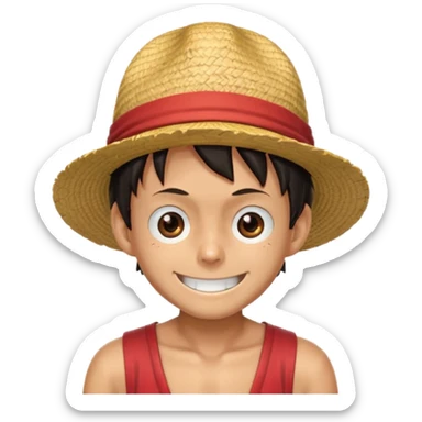 monkey D luffy sticker