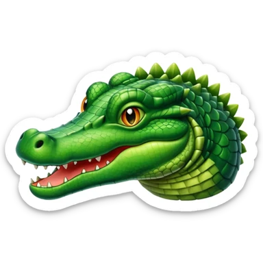 Alligator sticker