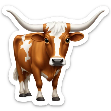 texas longhorn sticker