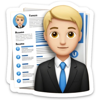 resume sticker