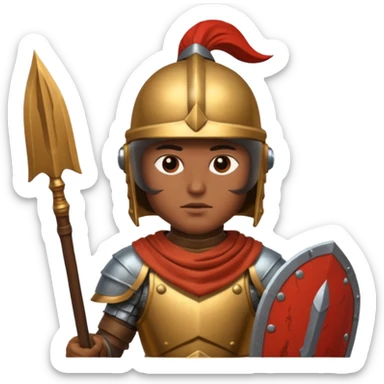 the Roman god Mars sticker