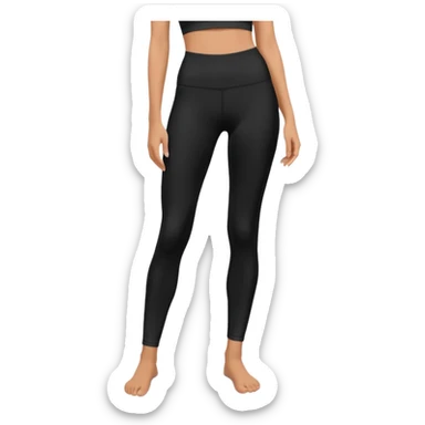 Pants  black leggings sticker