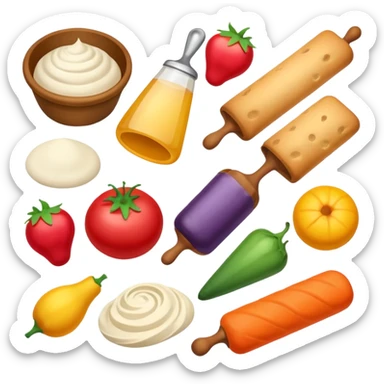 hobby baking ingredients sticker