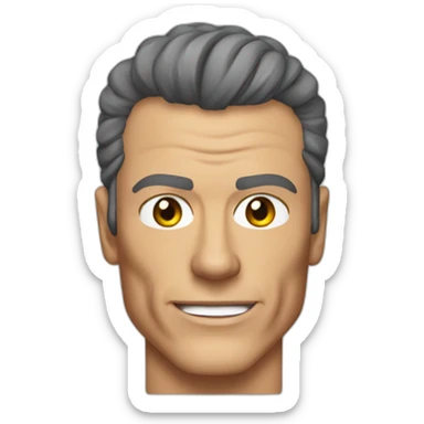 jean claude van damme sticker