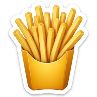 patatine fritte (giallo) sticker