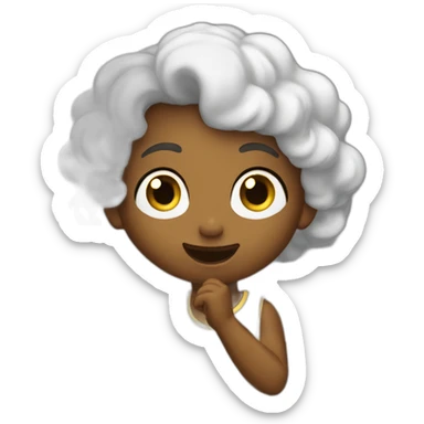 anjo cantando sticker