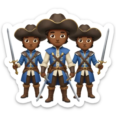 3 musketeers sticker