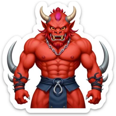 demonio japones sticker