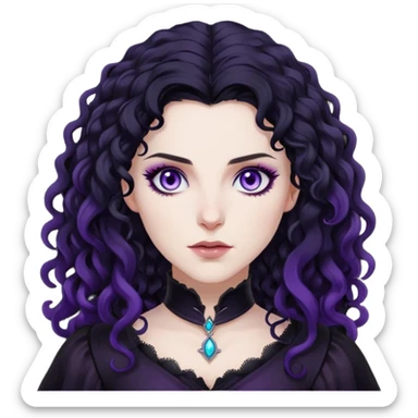 yennefer of vengerberg from the witcher sticker