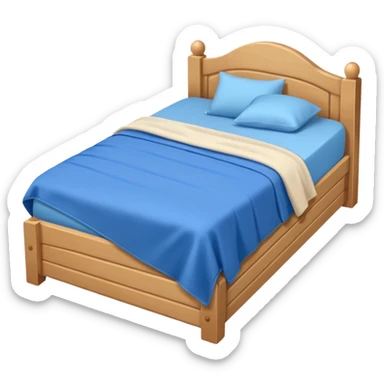 bed for kid sticker