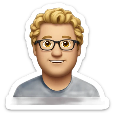 tim dillon, fat, comedian sticker