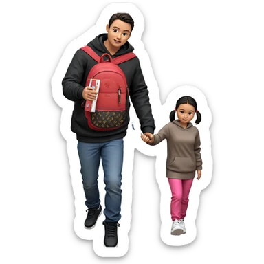 shopping together with a friend sticker