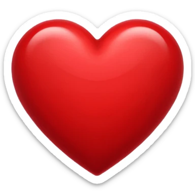 dark red heart emoji sticker