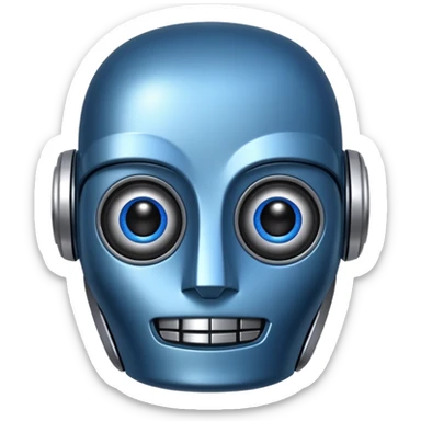 Crée-moi un robot sympathique, pour un chatbot sticker