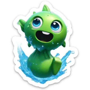 Fortnite Water Sprite squishe sticker