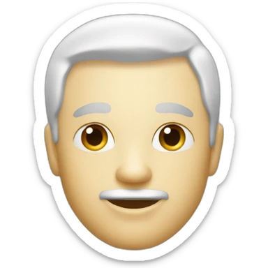 Chat qui rigole white sticker