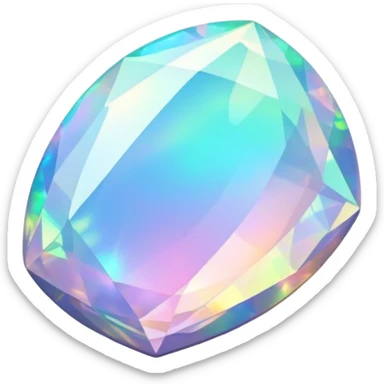 Opal stone edges sticker