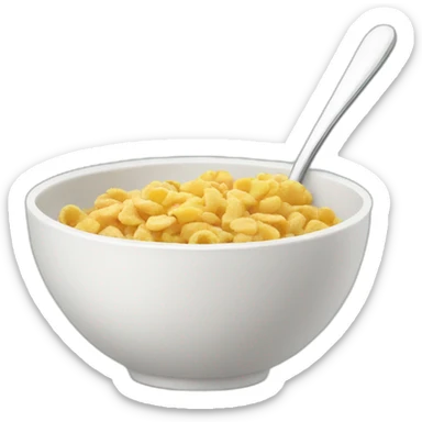 Cereal bowl  sticker