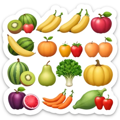 Weight loss menu sticker