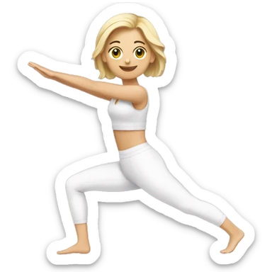 Pilates girlie 2024 sticker