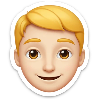 smirking face with playful expression sticker