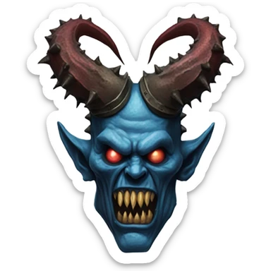 Warhammer 40k chaos demons  sticker