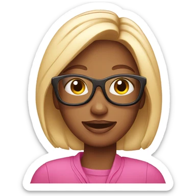 Airplane pink travel blogger sticker