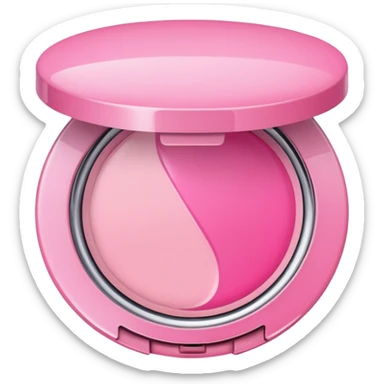 cosmetic in pink colour sticker