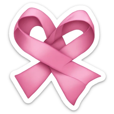 Pink ribbon  sticker