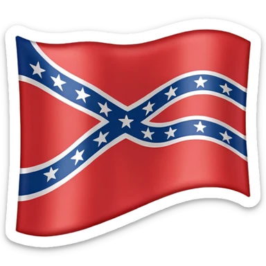  confederate flag emoji sticker