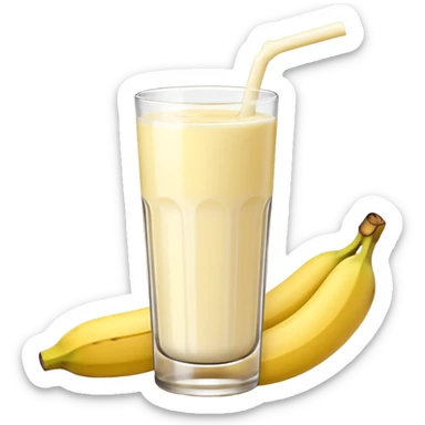 banana milk sticker