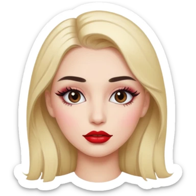 Aesthetic girly sticker