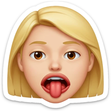 a person biting their lip, expressive, close-up, no text sticker