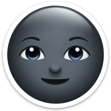 Black moon in love sticker