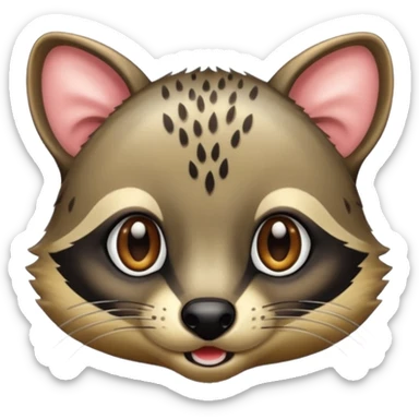 civet is salivating sticker