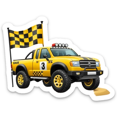 Logo Dakar gara sticker