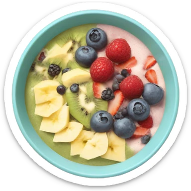 Smoothie bowl sticker