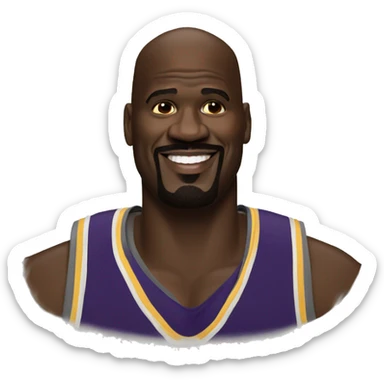 Shaquille O'Neal sticker
