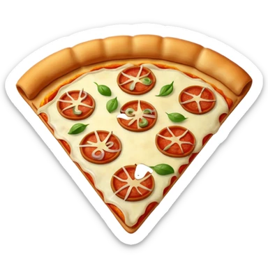 pizza with onions sticker