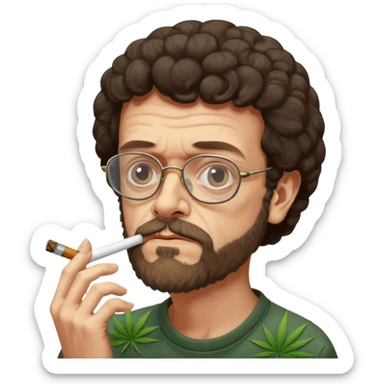 terence mckenna cannabis sticker