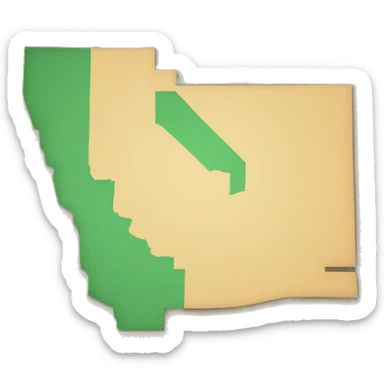 Map of idaho sticker
