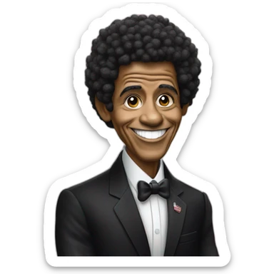golliwog Barack Obama sticker