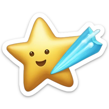 shooting star emoji sticker
