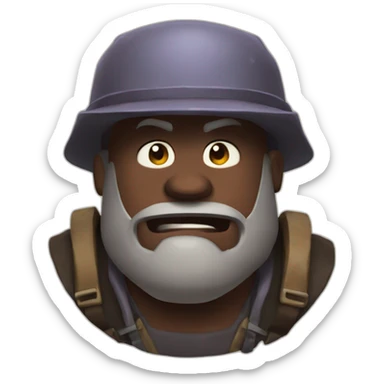 heavy from team fortress 2 sticker