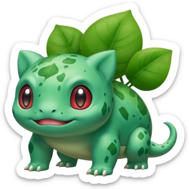 Bulbasaur the Pokémon (full body) sticker