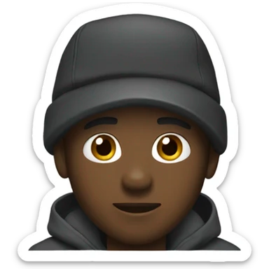 Black guy with Carhartt  sticker